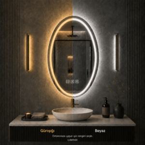 LUMINIX Arla Elips LED Ayna
