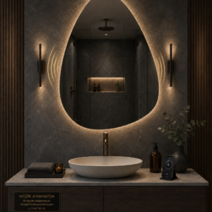 LUMINIX Echo Asimetrik LED Ayna - Görsel 3