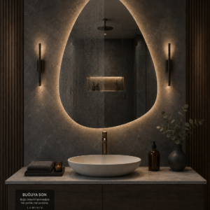 LUMINIX Echo Asimetrik LED Ayna - Görsel 4