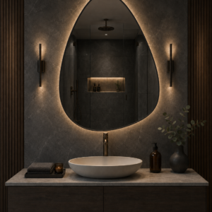 LUMINIX Echo Asimetrik LED Ayna - Görsel 5