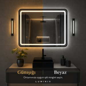 LUMINIX Edge Dikdörtgen LED Ayna