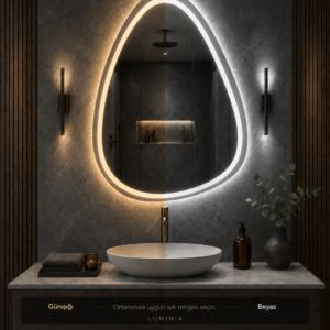 LUMINIX Kaze Asimetrik LED Ayna