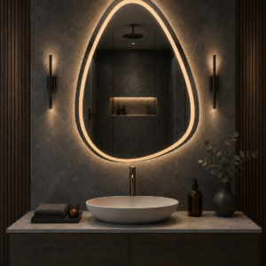 LUMINIX Kaze Asimetrik LED Ayna - Görsel 6