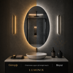 LUMINIX Nesa Elips LED Ayna