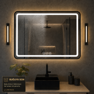 LUMINIX Nova Dikdörtgen LED Ayna - Görsel 3