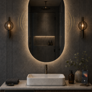 Alternative view of LUMINIX Vesa Oval LED Ayna