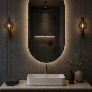 LUMINIX Vesa Oval LED Ayna - Görsel 4