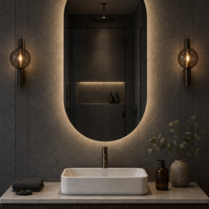 LUMINIX Vesa Oval LED Ayna - Görsel 6