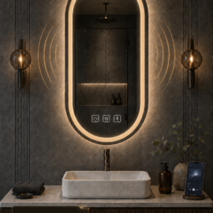 Alternative view of LUMINIX Zen Oval LED Ayna