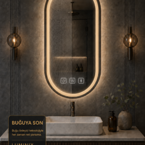 LUMINIX Zen Oval LED Ayna - Görsel 3