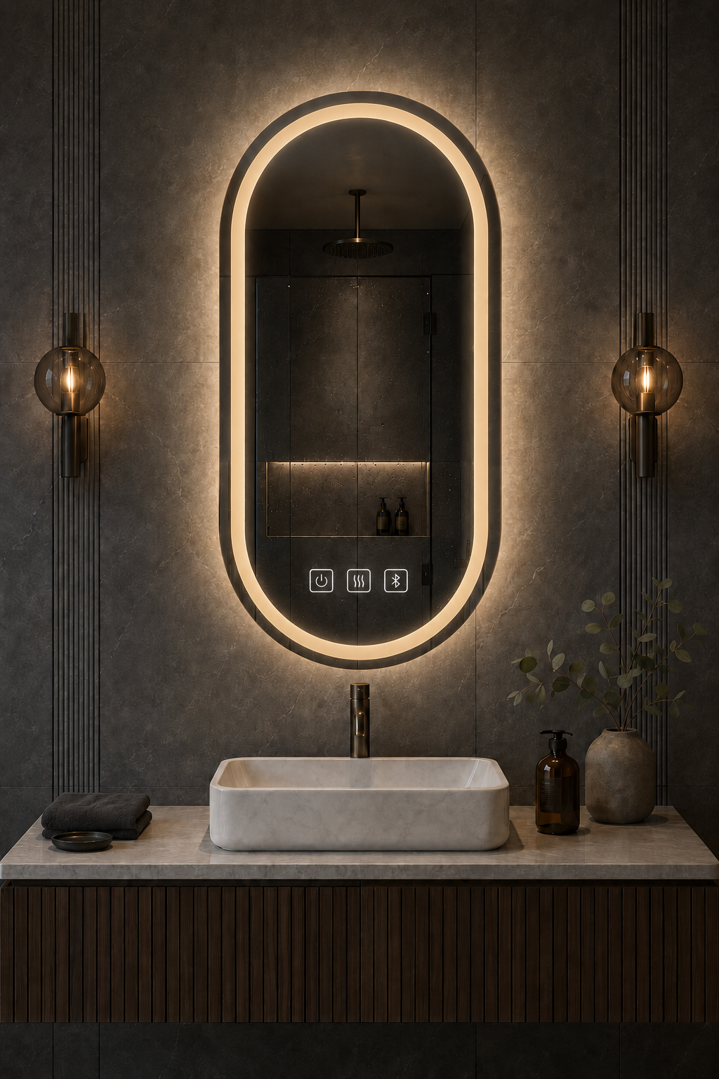 LUMINIX Zen Oval LED Ayna