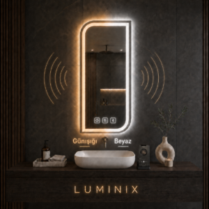 LUMINIX Alba Asimetrik LED Ayna - Görsel 4