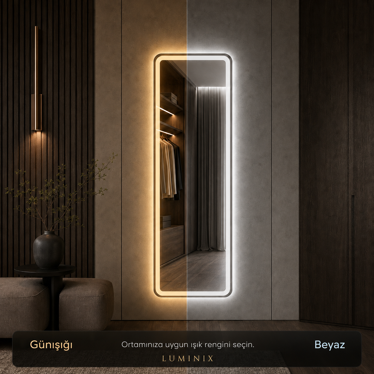 LUMINIX Aven LED BOY Aynası