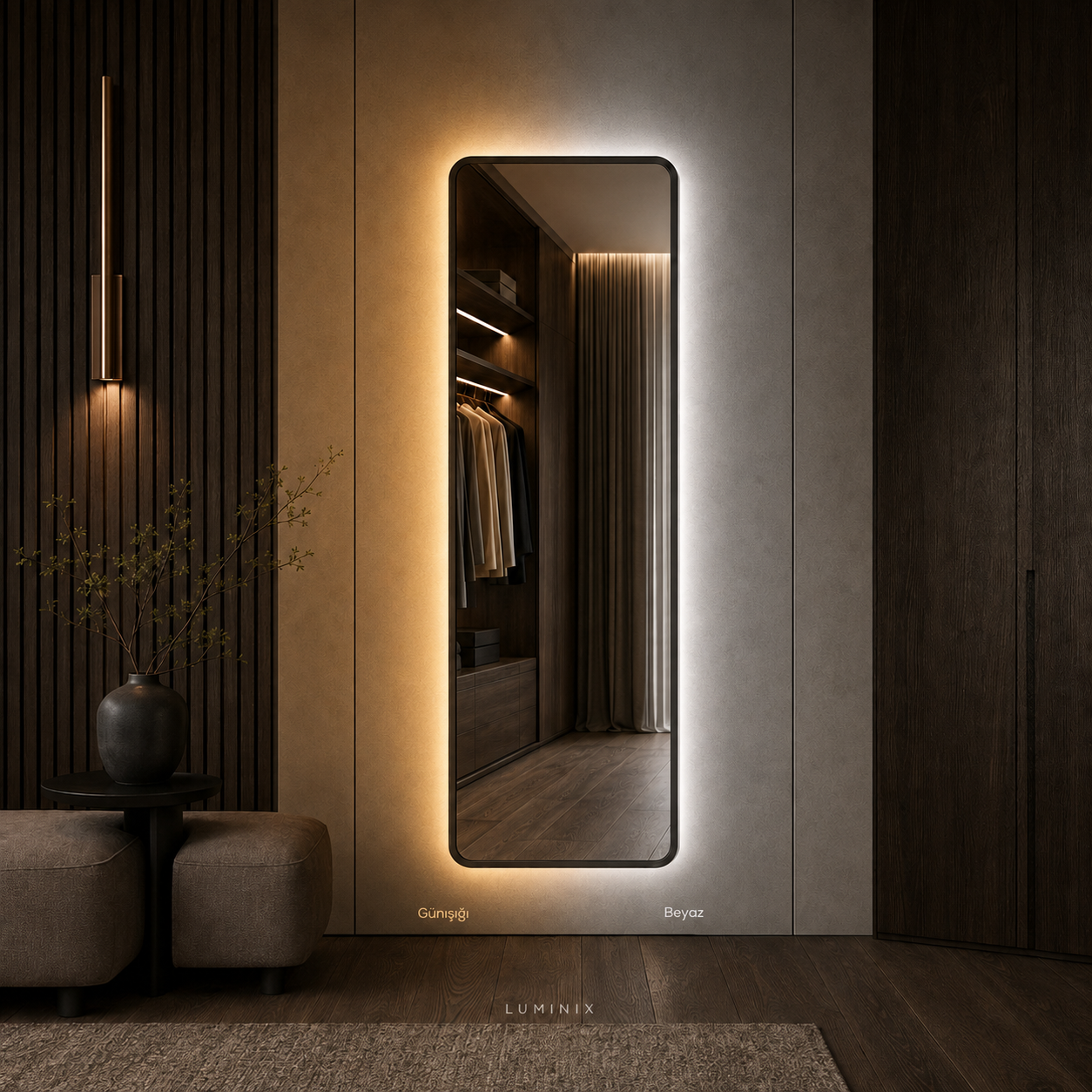 LUMINIX Lina LED Boy Aynası - Görsel 4