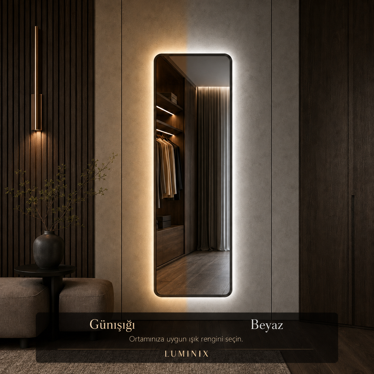 LUMINIX Lina LED Boy Aynası