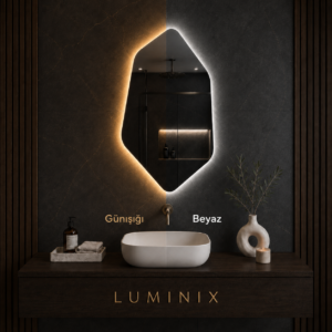 LUMINIX Luna Asimetrik LED Ayna