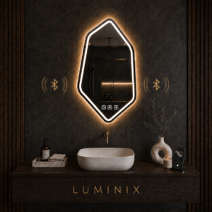 Alternative view of LUMINIX Mova Asimetrik LED Ayna