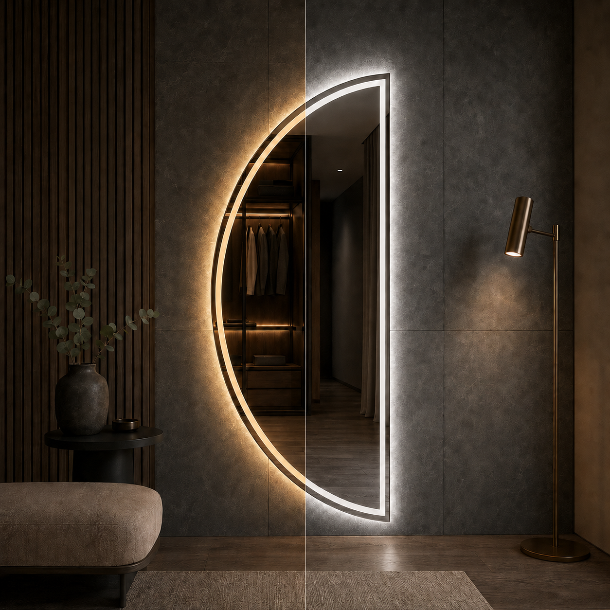 LUMINIX Ovia LED Boy Aynası