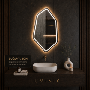 LUMINIX Vion Asimetrik LED Ayna - Görsel 4